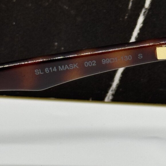 NEW SAINT LAURENT SUNGLASSES HAVANA WOMEN EYEWEAR SAINT LAURENT SL614 MASK 002 main image 4